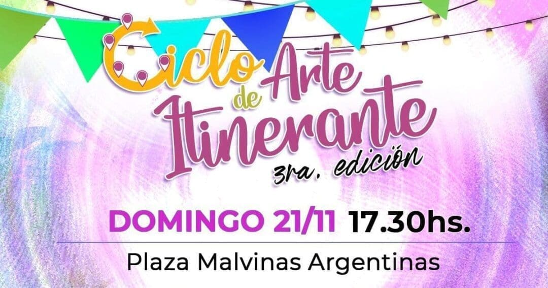 Villa Cañás: Tercera edición del Ciclo de Arte Itinerante