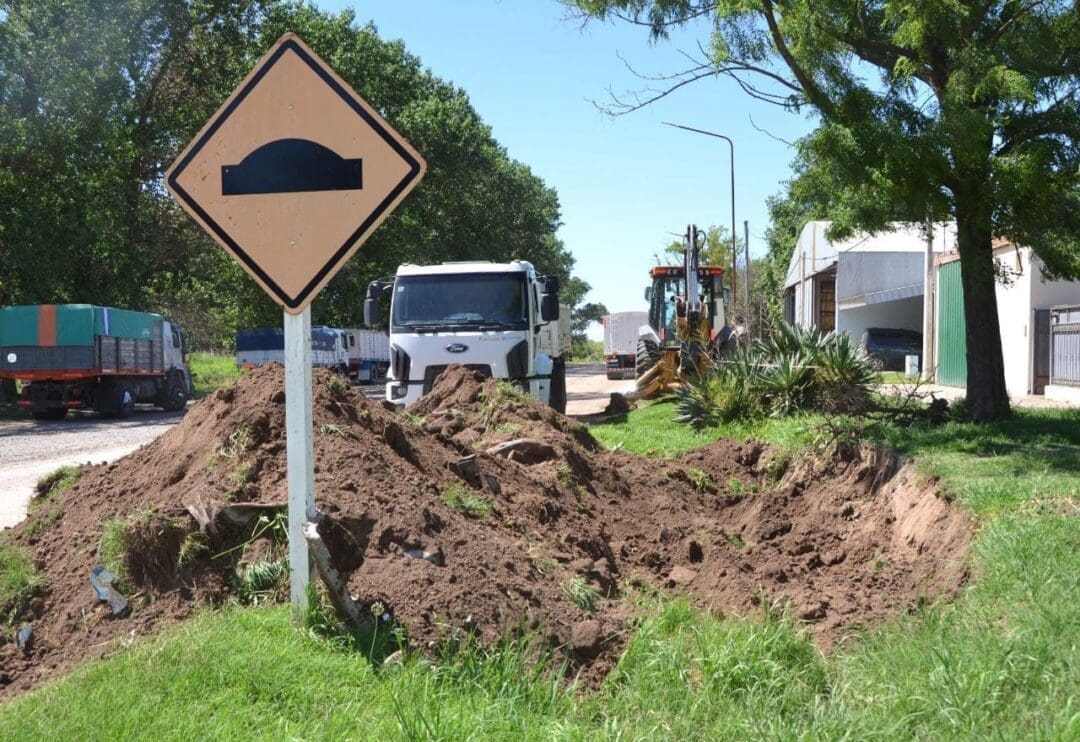 Villa Cañás: El municipio avanza con obras en la ciudad