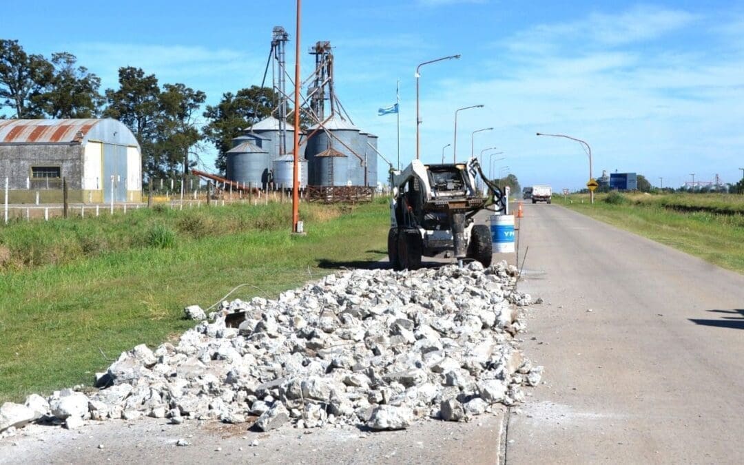 Villa Cañás: El municipio avanza con obras en la ciudad