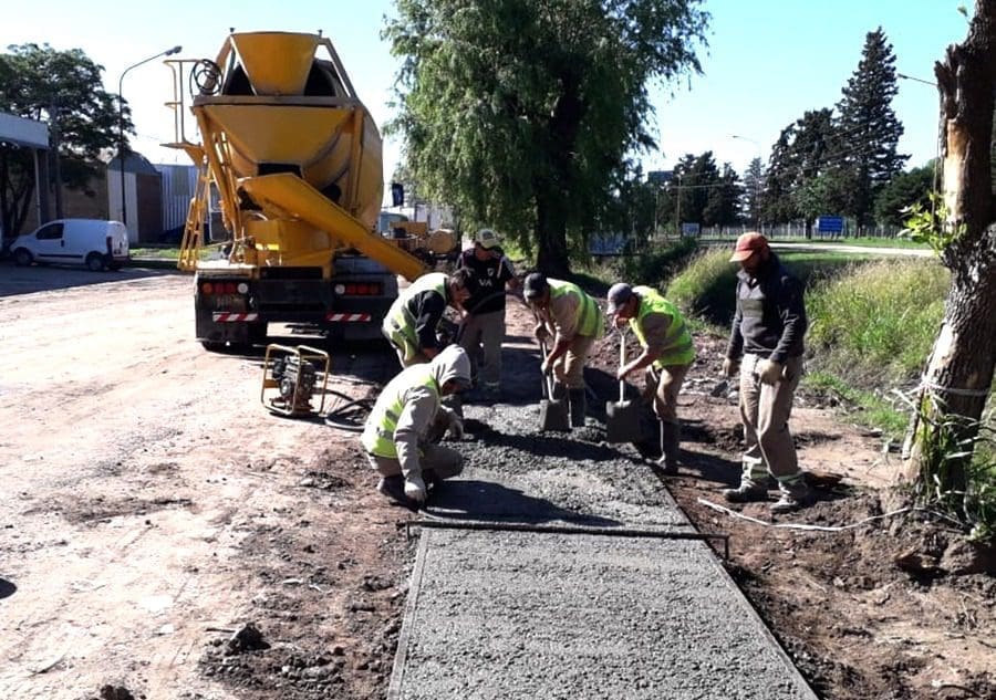 Villa Cañás: El municipio avanza con obras en la ciudad