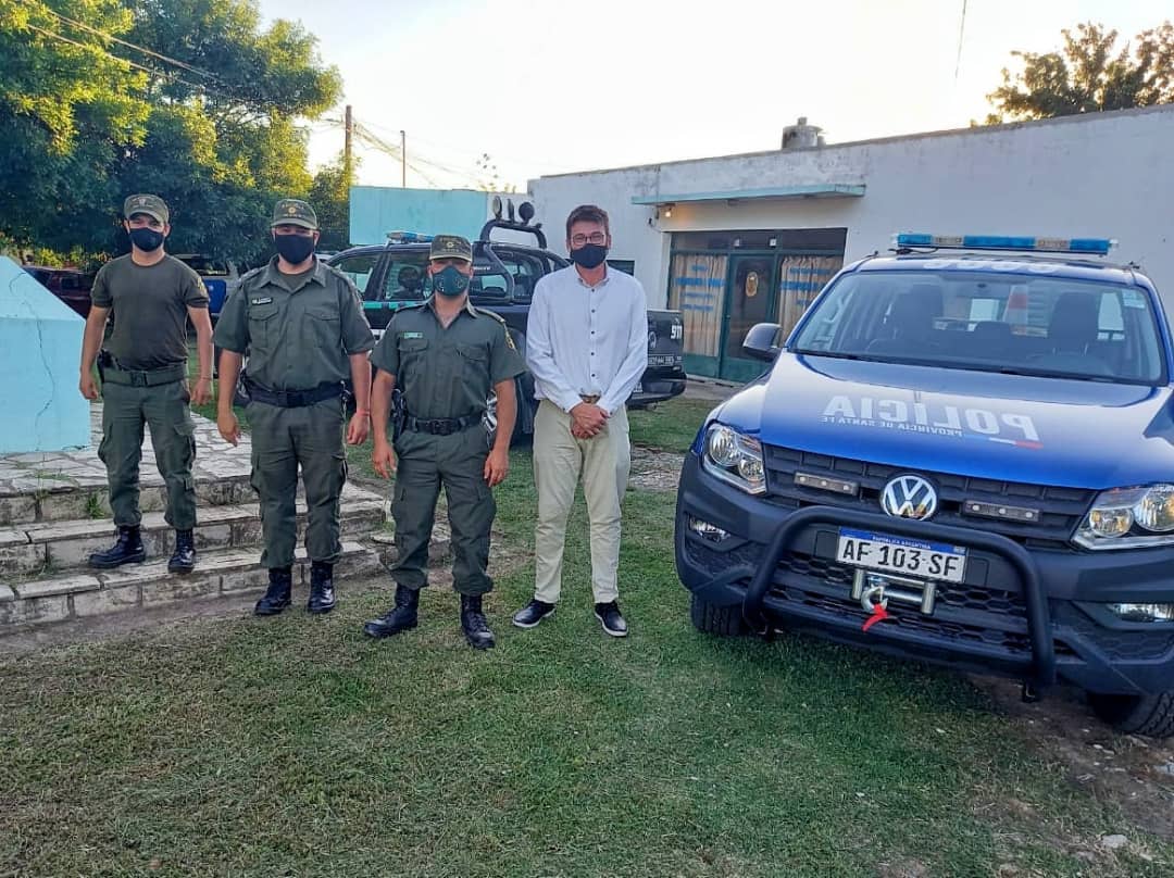 Venado Tuerto: El Ministerio de Seguridad entregó una nueva camioneta a "Los Pumas"