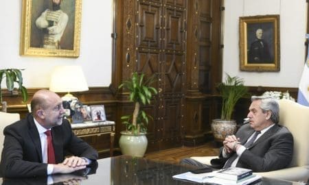 El gobernador Perotti mantuvo un encuentro de trabajo con el presidente Alberto Fernández