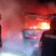 Dos fallecidos a causa de tremendo choque e incendio en Ruta 8 cerca del peaje