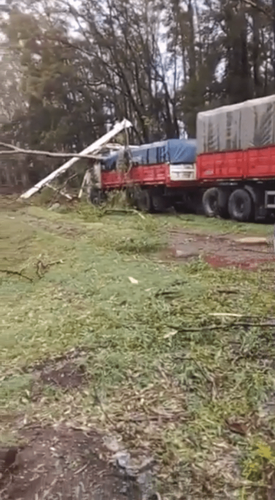 Villa Cañás: Fuerte temporal de viento, granizo y lluvias causa importantes daños Villa Cañás: Fuerte temporal de viento, granizo y lluvias causa importantes daños
