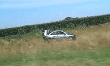 Teodelina: Vuelco en Ruta Provincial 94