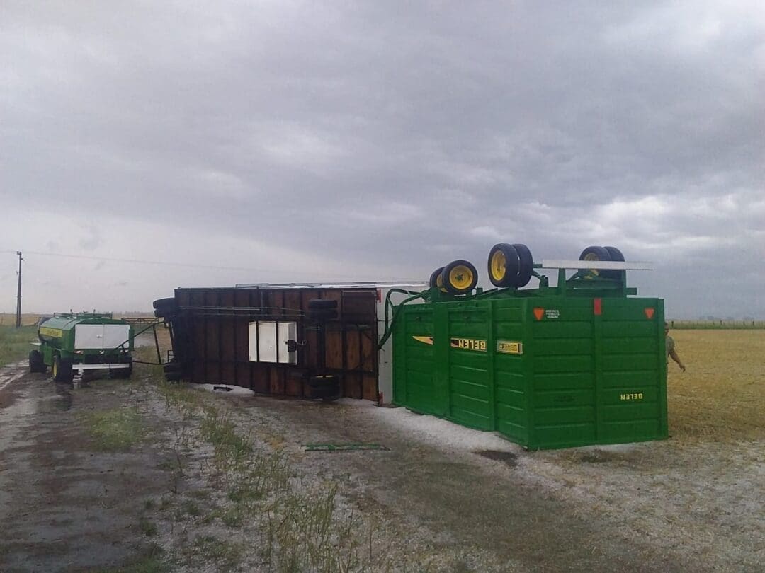 Villa Cañás: Por el tornado reportan millonarias perdidas económicas