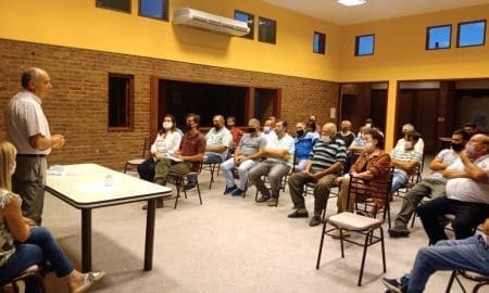 Villa Cañás: Gizzi se reunió con los productores rurales afectados por la tormenta
