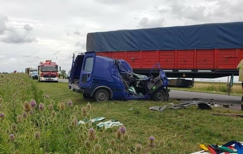 Melincué: Grave accidente de tránsito en Ruta Provincial 90