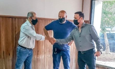 El senador Enrico visitó Carmen para concretar nuevos proyectos con instituciones locales