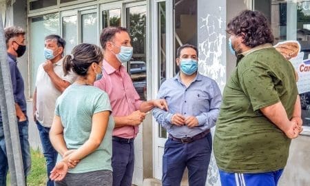 Firmat: Visita del senador Enrico al Hospital, Club Fredriksson y grupos artísticos encuentro