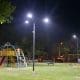 Venado Tuerto: El intendente Chiarella y la Cooperativa Eléctrica inauguraron luminarias y mobiliario en la Plaza del Barrio San Vicente