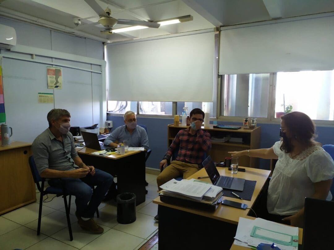 María Teresa: Intensa jornada de trabajo de su presidente comunal en Santa Fe María Teresa: Intensa jornada de trabajo de su presidente comunal en Santa Fe