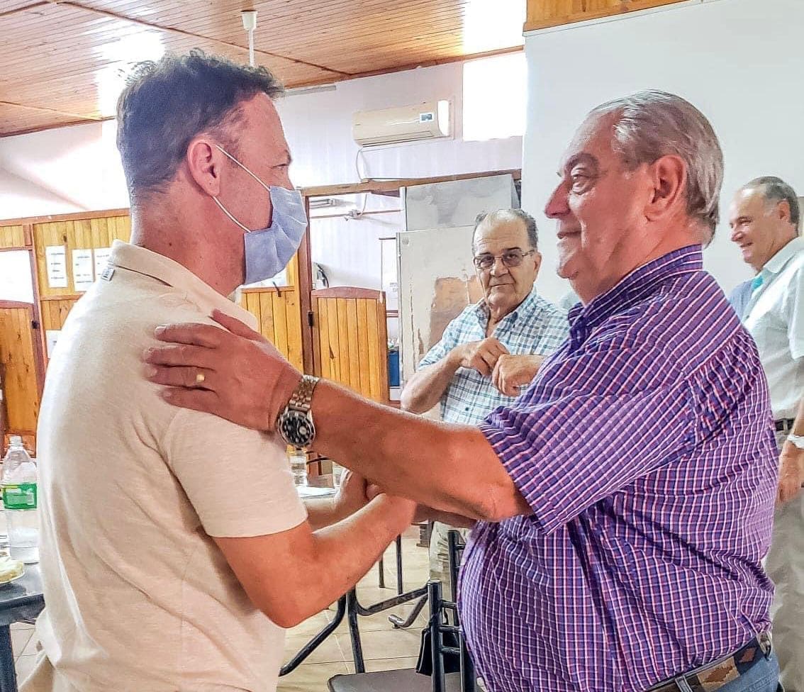 Villa Cañás: El senador Enrico visitó la ciudad para seguir trabajando junto a las instituciones