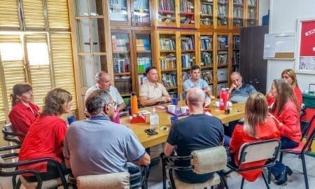 Villa Cañás: El senador Enrico visitó la ciudad para seguir trabajando junto a las instituciones