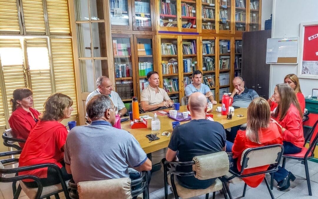 Villa Cañás: El senador Enrico visitó la ciudad para seguir trabajando junto a las instituciones