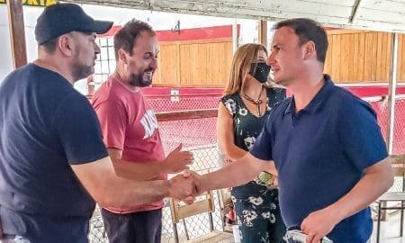 El senador Lisandro Enrico visitó Rufino y reafirmó su compromiso con las instituciones de la ciudad