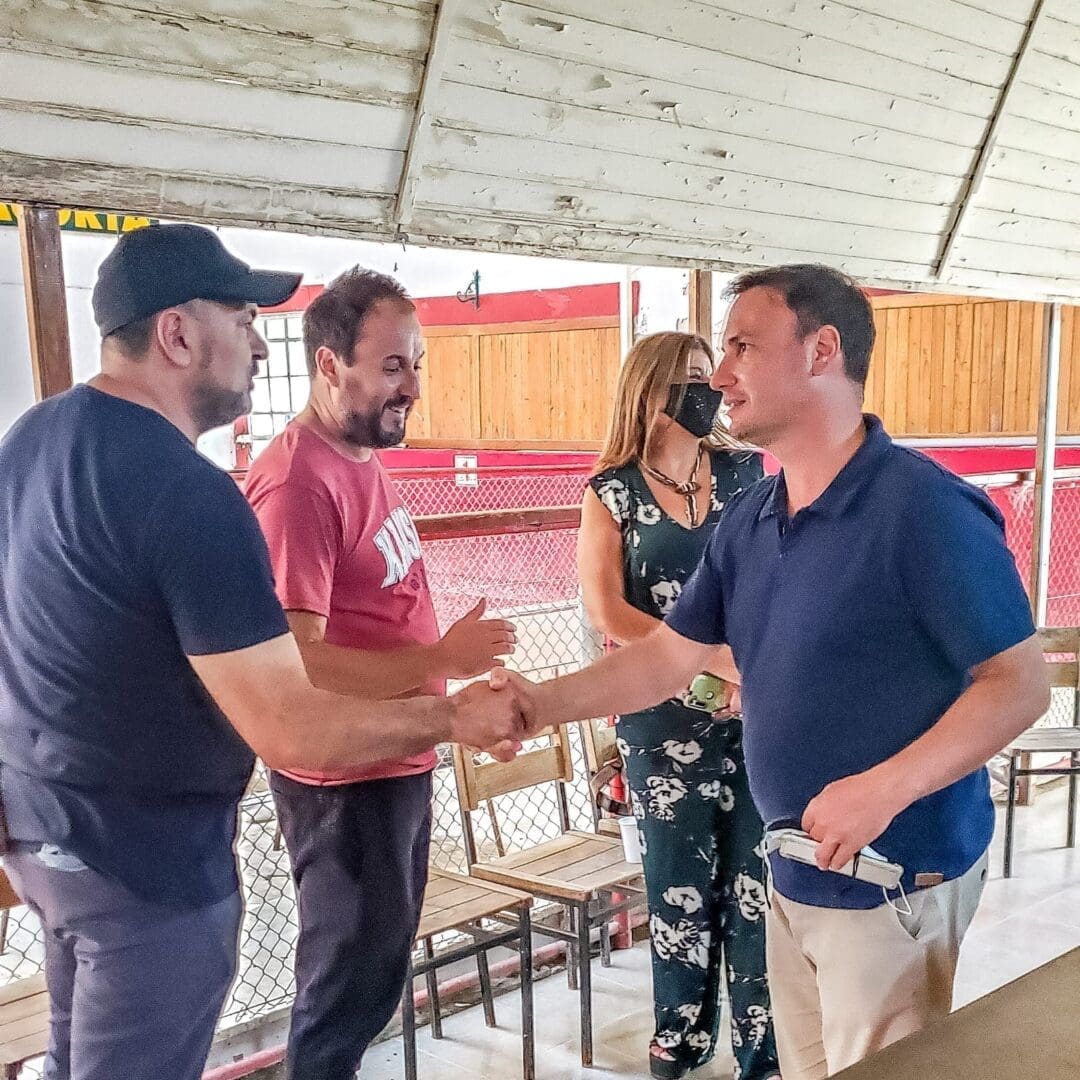 El senador Lisandro Enrico visitó Rufino y reafirmó su compromiso con las instituciones de la ciudad