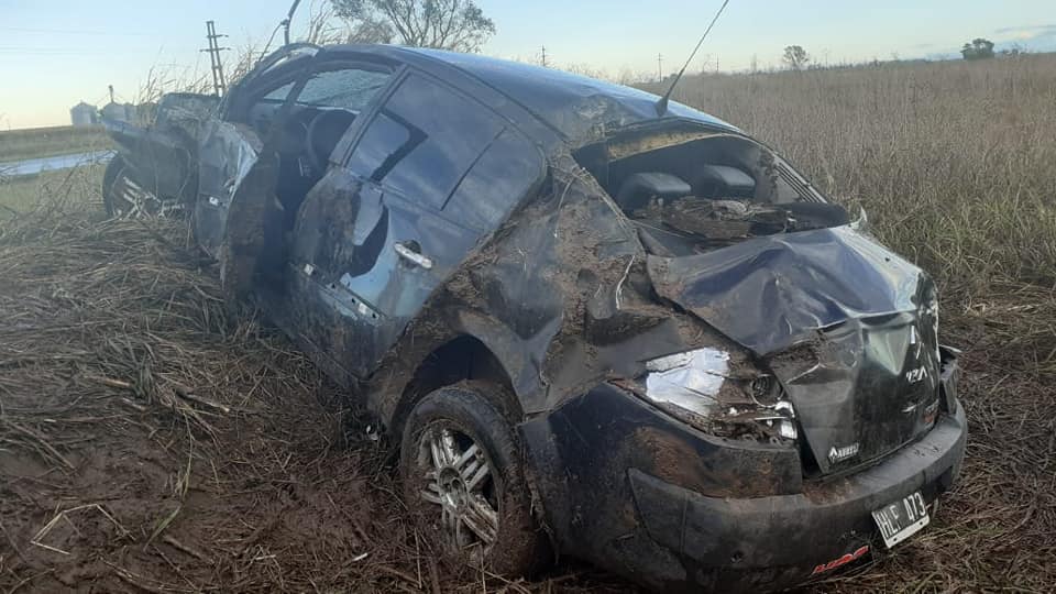 Villa Cañás: Accidente en Ruta 94 a la altura de la Curva S