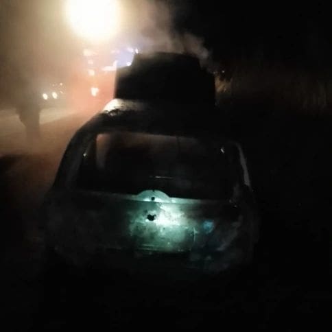 Villa Cañás: Incendio vehicular en Ruta 94