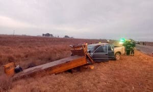 Murphy: Dos personas fallecieron en un accidente de tránsito