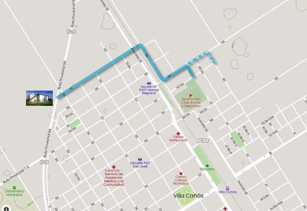 Villa Cañás: Nuevo conducto para Barrio Norte de la Cooperativa de Agua Potable