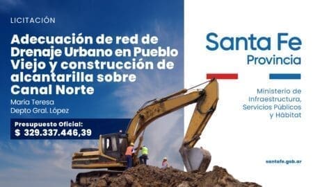 La provincia licitará obras hídricas claves para María Teresa