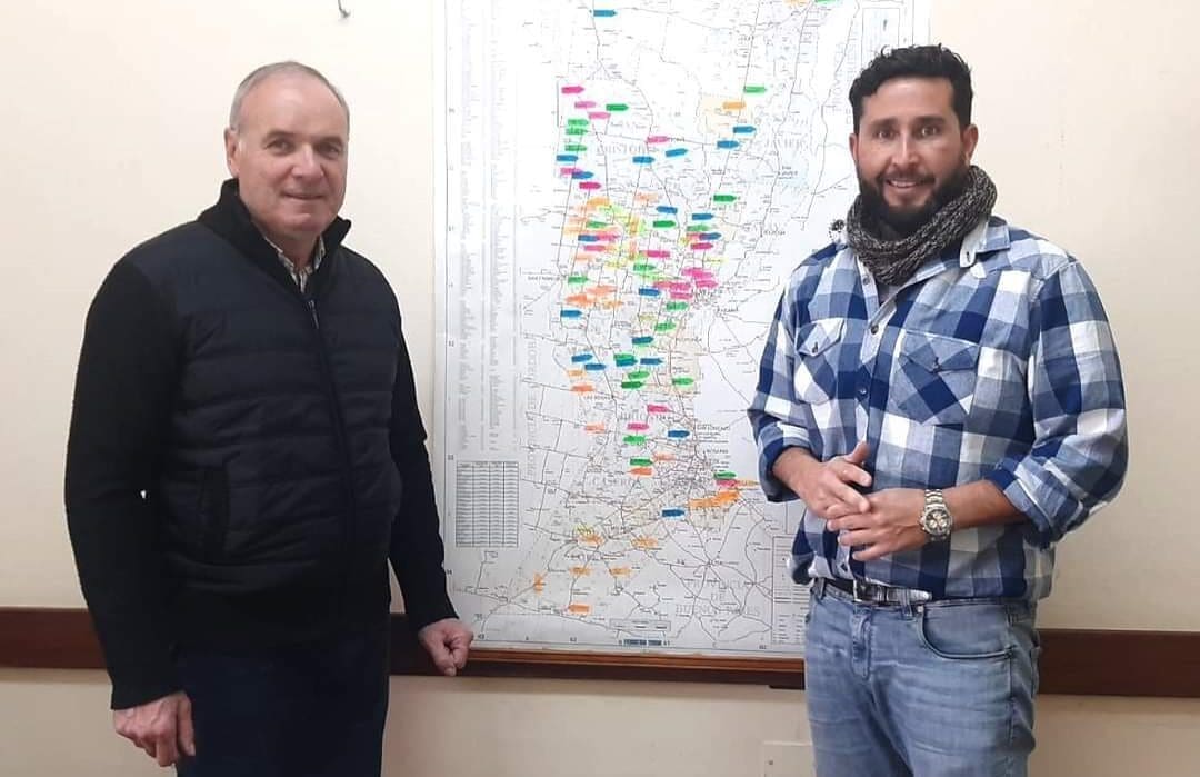 Villa Cañás: Gizzi realizó gestiones en Santa Fe y participó de una reunión con el gobernador