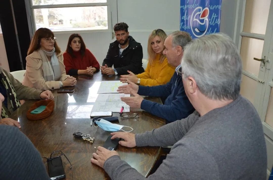 Villa Cañás: María de los Ángeles Sacnun visitó la ciudad