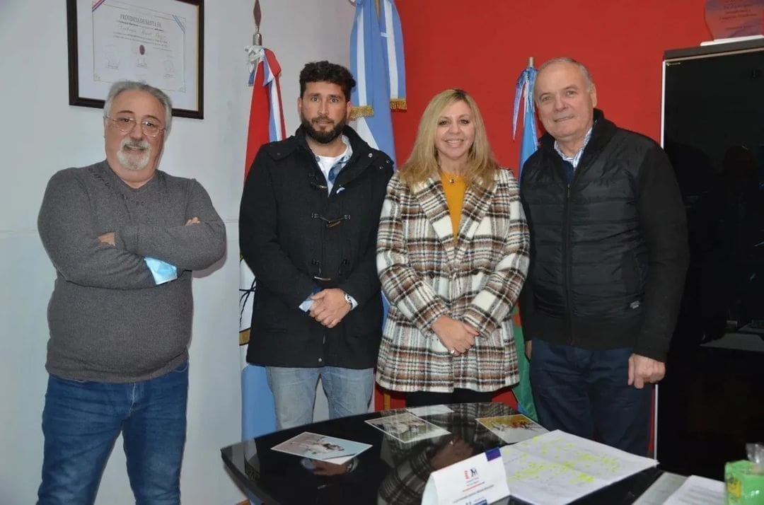Villa Cañás: María de los Ángeles Sacnun visitó la ciudad