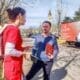 Recorrida del senador Enrico en Melincué