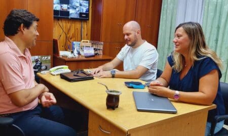La Chispa: Georgina Orciani recorrió la localidad