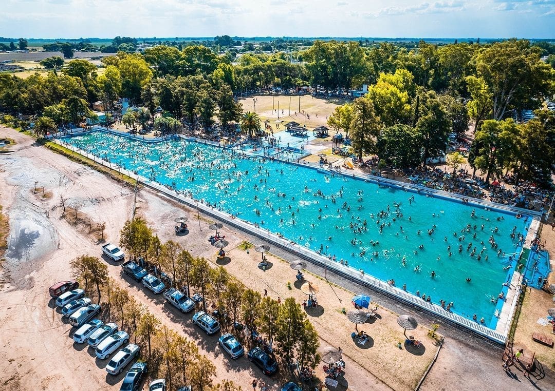 Teodelina: El Balneario El Edén repleto de turistas Teodelina: El Balneario El Edén repleto de turistas