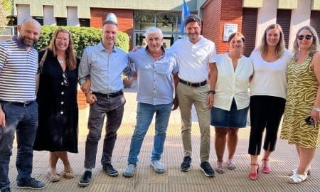 Orciani, Ciancio, Pullaro y Enrico recorren el departamento