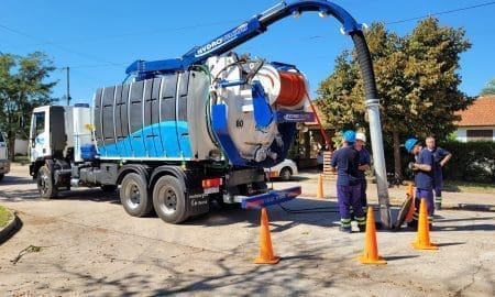 Rufino: Nuevo equipo para el mantenimiento de las redes cloacales