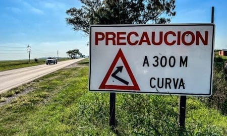 El senador Enrico volvió a solicitar la reparación de Ruta 8 a la altura de la curva de Pastorino