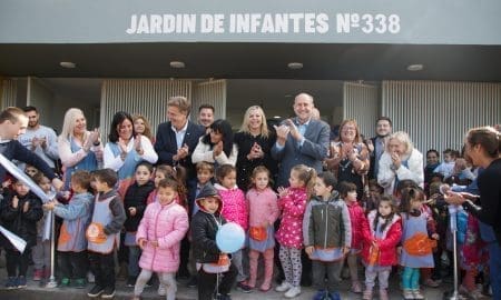 Firmat: El gobernador Perotti inauguró el Jardín de Infantes N° 338