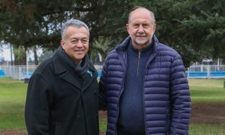 El Dr. Pedro Bustos acompañó a Omar Perotti en su visita a Venado Tuerto