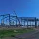 Venado Tuerto: Instalaron la estructura metálica de la nueva nave de la Planta de Tratamiento de Residuos
