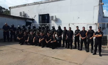 Melincué: Realizan exitosa requisa en la Alcaidía Departamental