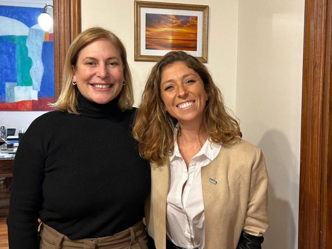 La diputada Galnares junto a la vicegobernadora Gisela Scaglia
