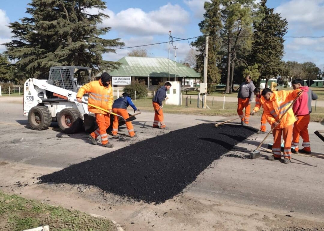 Villa Cañás: Reparación de los reductores de velocidad de Ruta 94 y Avenida 50
