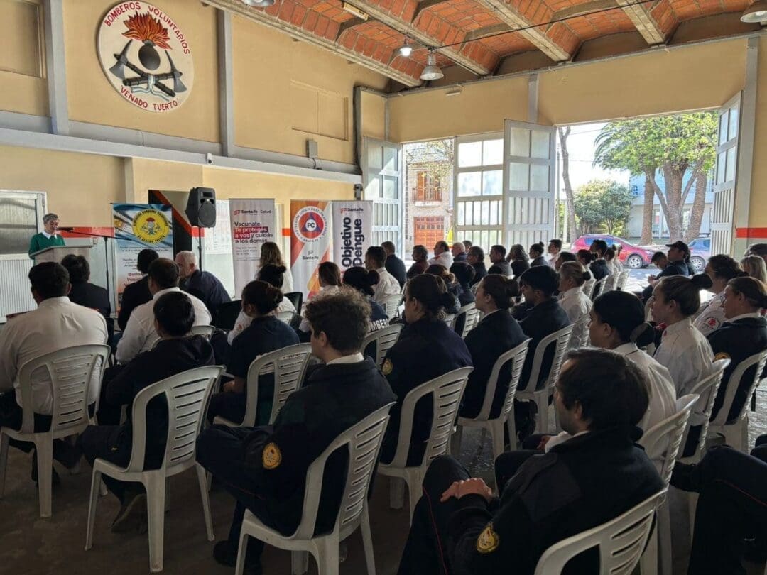 Objetivo Dengue: En Venado Tuerto, Provincia inició la vacunación de Bomberos Voluntarios
