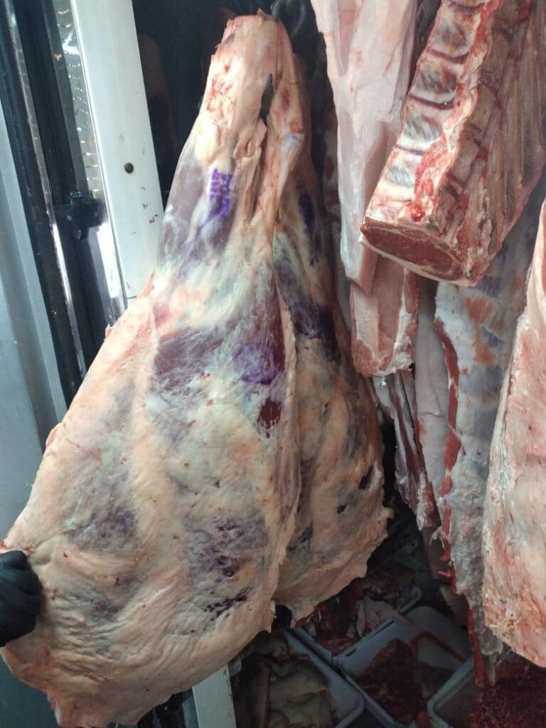 Villa Cañás: Decomisaron 650 kg de carne vacuna en múltiples inspecciones en carnicerías