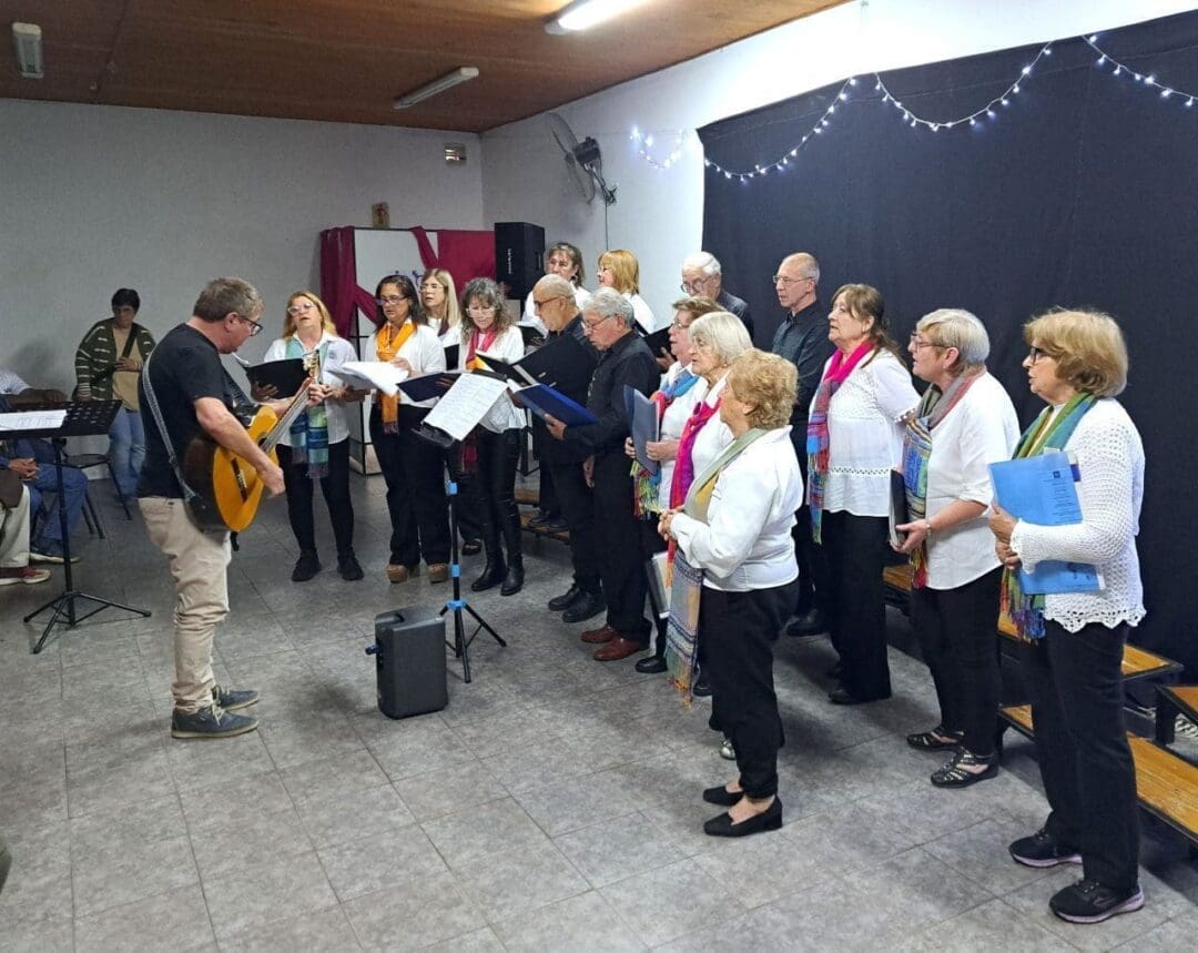 Villa Cañás: Encuentro de coros Brotes en tu voz