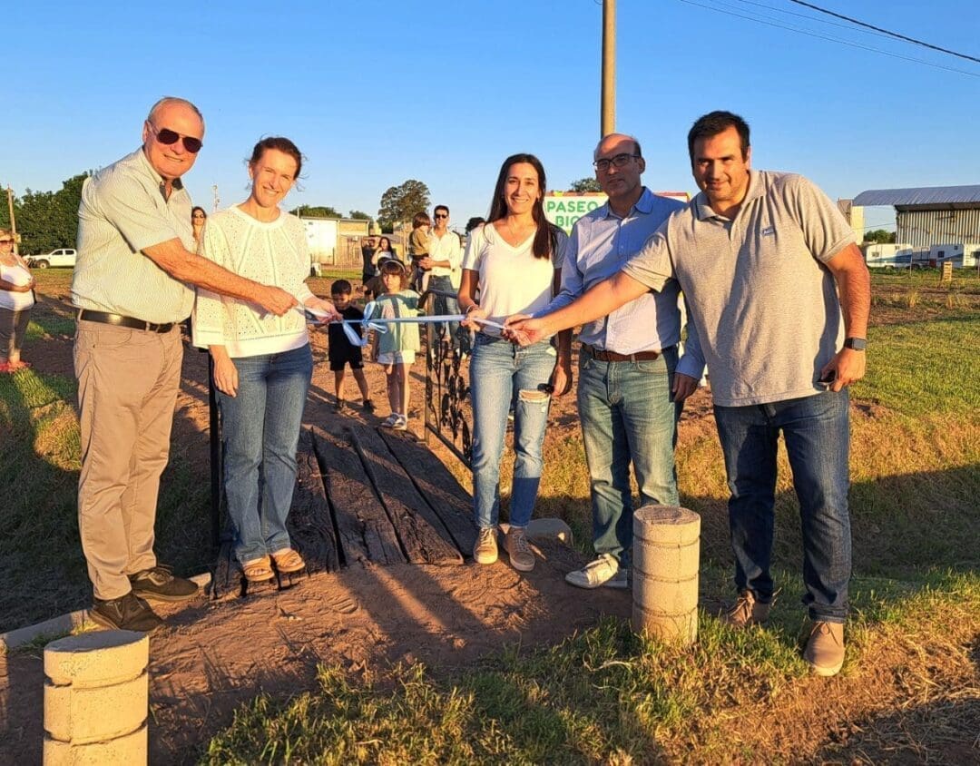 Se inauguró el Paseo de la Biodiversidad en Villa Cañás