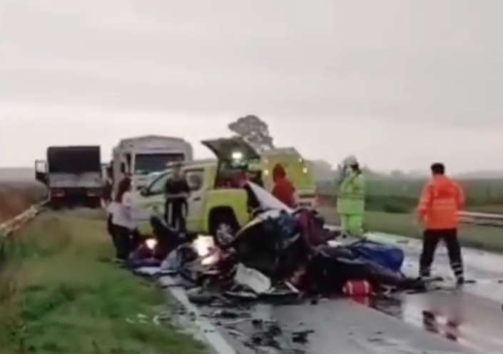 Ruta 33: Tránsito cortado de manera total por accidente fatal Ruta 33: Tránsito cortado de manera total por accidente fatal