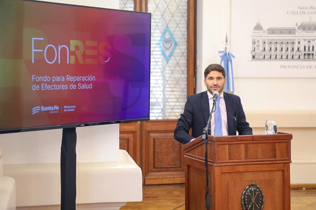 Santa Fe lanza el Programa FonRES para mejorar hospitales y centros de salud