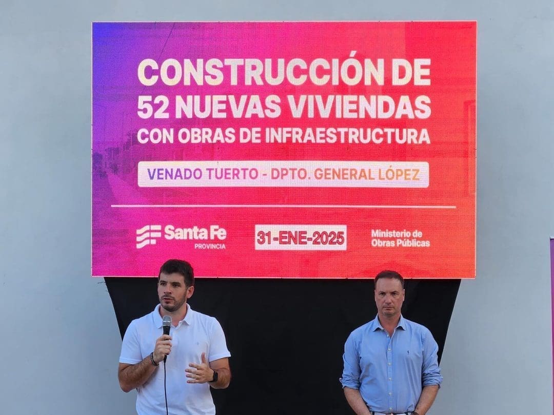 Venado Tuerto: Se presentaron ocho ofertas para la construcción de 52 viviendas