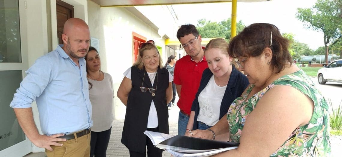 La ministra Tejeda recorrió localidades del departamento General López
