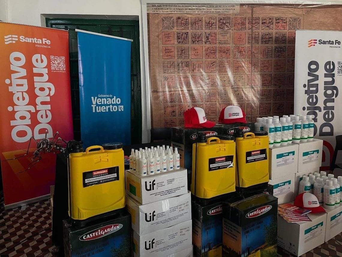 Villa Cañás refuerza la lucha contra el dengue con nuevos insumos y equipamientos